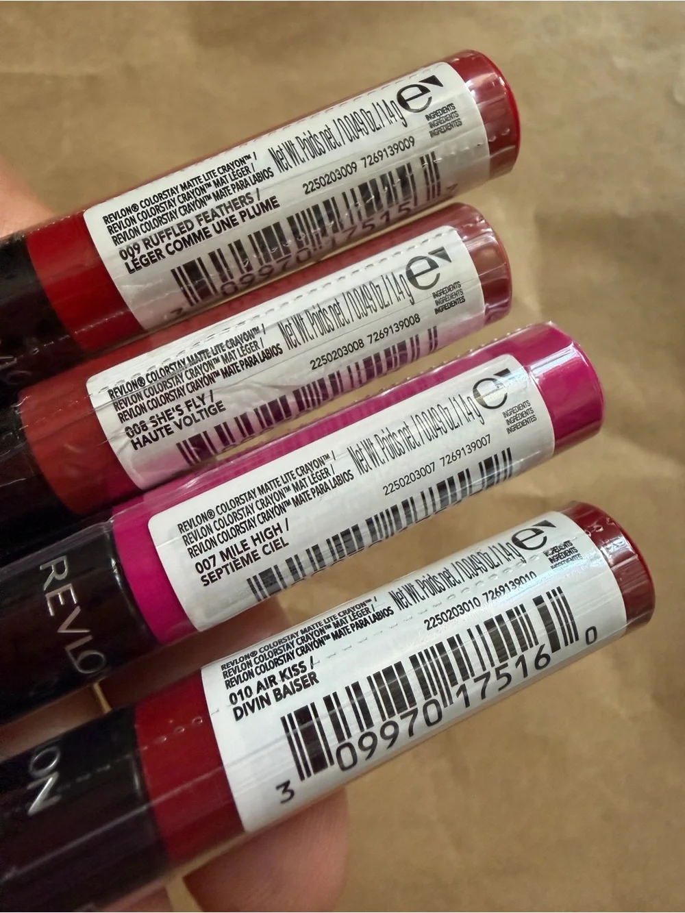 New Revlon ColorStay Matte Crayon Lipstick Set — Red & Bright Pink - Picture 3 of 4